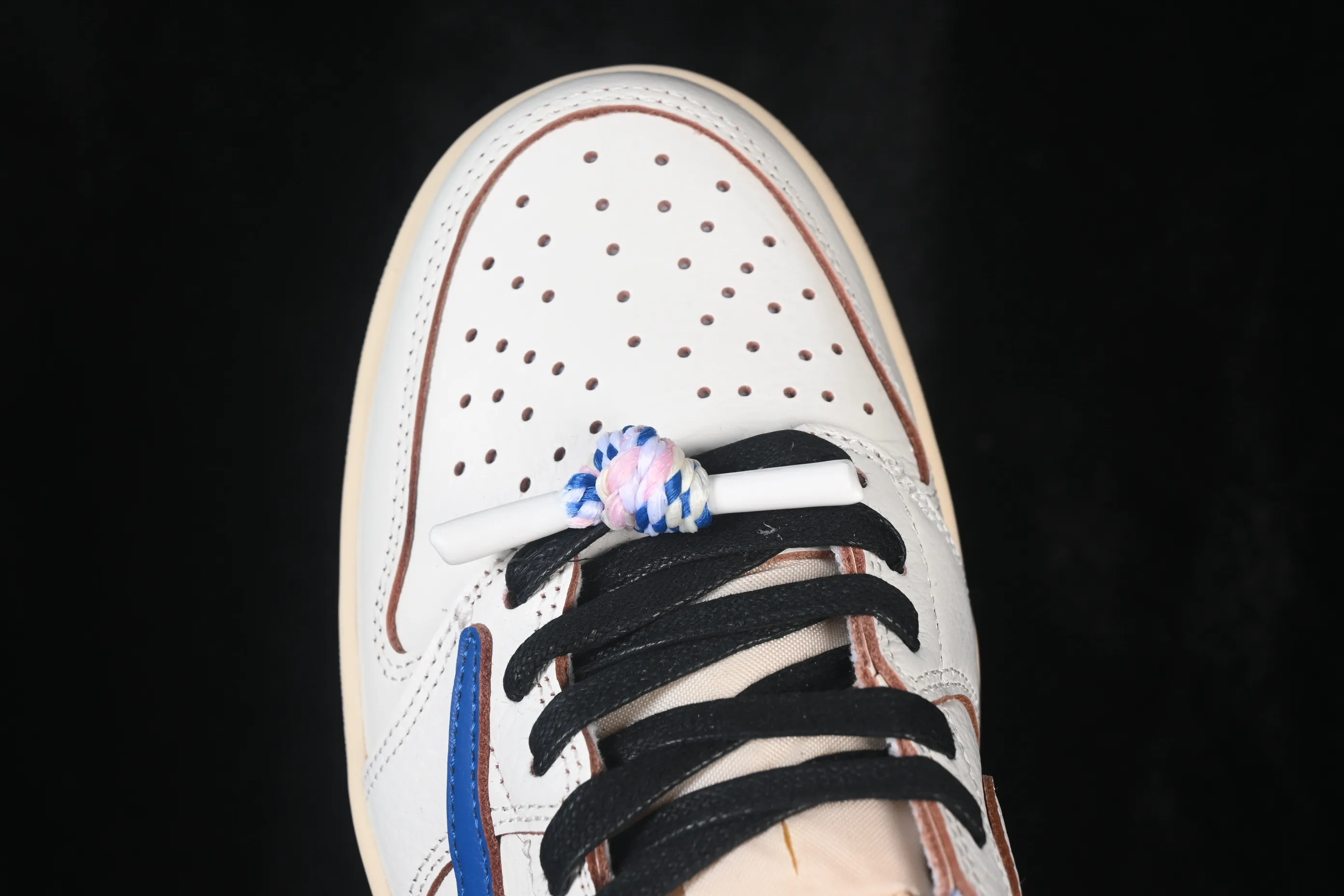 All categories Air Jordan Jordan series basketball shoes Air Jordan 1 Low ZG version Travis Scott x Air Jordan 1 Low OG AJ1 Joe 1 undercut low top full head layer DM7866-104